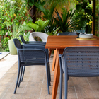 Poltrona de Jardim em Plástico 80x60,5cm Azul Gabrielle Tramontina