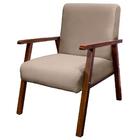 Poltrona De Luxo Bally Bally Envio Rápido Tecido Capuccino -