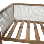 Poltrona para Jardim de Madeira Lita Cinza 56x88x68cm Naterial