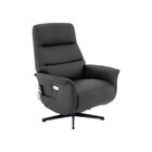 Poltrona De Massagem Em Courino Michigan Preto