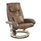 Poltrona De Massagem Louisiana Marrom Vintage Rivatti