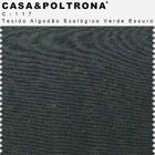 Poltrona De Sala Betina Base Aço Rosê Algodão Ecológico Verde