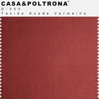 Poltrona De Sala Decorativa Jade Pés Palito Suede Vermelho -