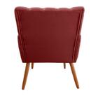 Poltrona Decoração Cecília Para Clinica Estética Bordô