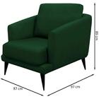 Poltrona Decorativa 2719 Veludo Joly Graz