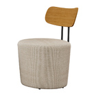 Poltrona Decorativa 54cm Inter Linho Bege - Sallar Home