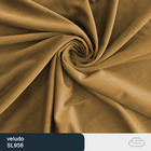 Poltrona Decorativa 90cm Beckham Veludo Mostarda - Sallar Home