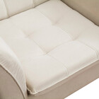 Poltrona Decorativa Aila Veludo Marfim