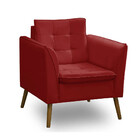 Poltrona Decorativa Aila Veludo - Star Confort