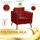 Poltrona Decorativa Aila Veludo - Star Confort