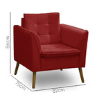 Poltrona Decorativa Aila Veludo - Star Confort