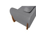 Poltrona Decorativa Albi 120cm Sala De Estar Recepção Escritó