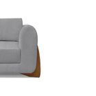 Poltrona Decorativa Albi 120cm Sala De Estar Recepção Escritó