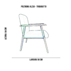 Poltrona Decorativa Alexa Suede Marrom