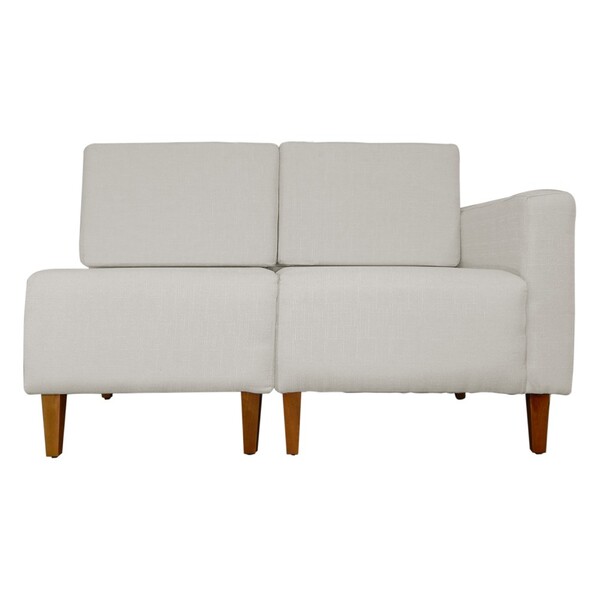 Poltrona Decorativa Alice Lado Esquerdo Pés Trapézio Suede Be