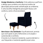 Poltrona Decorativa Amamentação Reforçada E Puff Luly Suede A
