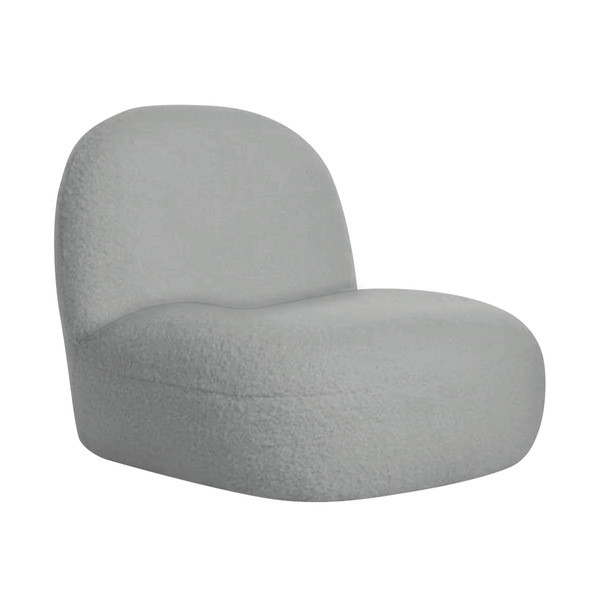 Poltrona Decorativa Amsterdã Bouclé - Doce Sonho Móveis - Cin