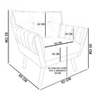 Poltrona Decorativa Anitta Suede Rose – D'rossi