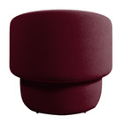 Poltrona Decorativa Anny Suede Bordo