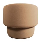 Poltrona Decorativa Anny Suede Capuccino