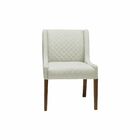 Poltrona Decorativa Antônia Tressê Pu Sintético Bege G15 - Gr