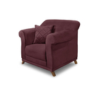 Poltrona Decorativa Apollo Veludo Vinho 2229 - Montanaris Dec