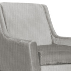 Poltrona Decorativa Ariane Linho Cores - Ds Estofados - Bege