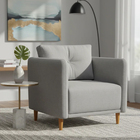 Poltrona Decorativa Aviv Para Sala Escritório Recepção Luxo L