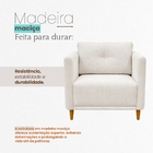 Poltrona Decorativa Aviv Para Sala Escritório Recepção Luxo L