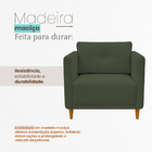 Poltrona Decorativa Aviv Para Sala Escritório Recepção Luxo L