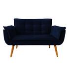 Poltrona Decorativa Azul Marinho Opala Namoradeira