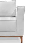 Poltrona Decorativa Balli 1 Lugar Pes Madeira Linho Ezz