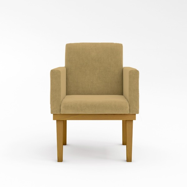 Poltrona Decorativa Base + Reforçada Oferta Balaqui Decor Cap