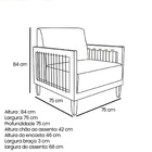 Poltrona Decorativa Base De Madeira Daia Corino Preto - Loja