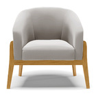 Poltrona Decorativa Base De Madeira Kit 2 Stella Veludo D03 -