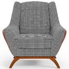 Poltrona Decorativa Base Em Madeira Juliet D02 Courissímo Cam