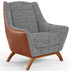 Poltrona Decorativa Base Em Madeira Juliet D02 Courissímo Cam