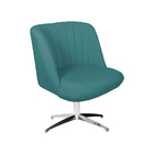 Poltrona Decorativa Base Evo Giratória Dortmund Algodão/polié