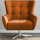 Poltrona Decorativa Base Giratoria Keoma Moll