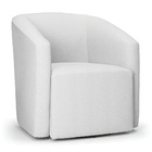 Poltrona Decorativa Base Giratória Kit 2 Stella Max Linho D03