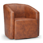 Poltrona Decorativa Base Giratória Kit 2 Stella Max Sintético