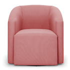 Poltrona Decorativa Base Giratória Kit 2 Stella Max Suede D03