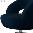 Poltrona Decorativa Base Giratoria Onix Moll