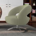 Poltrona Decorativa Base Giratoria Onix Moll