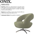 Poltrona Decorativa Base Giratoria Onix Moll