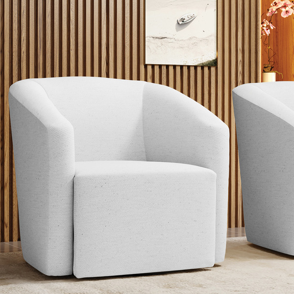 Poltrona Decorativa Base Giratória Stella Max Linho D03 - D'r