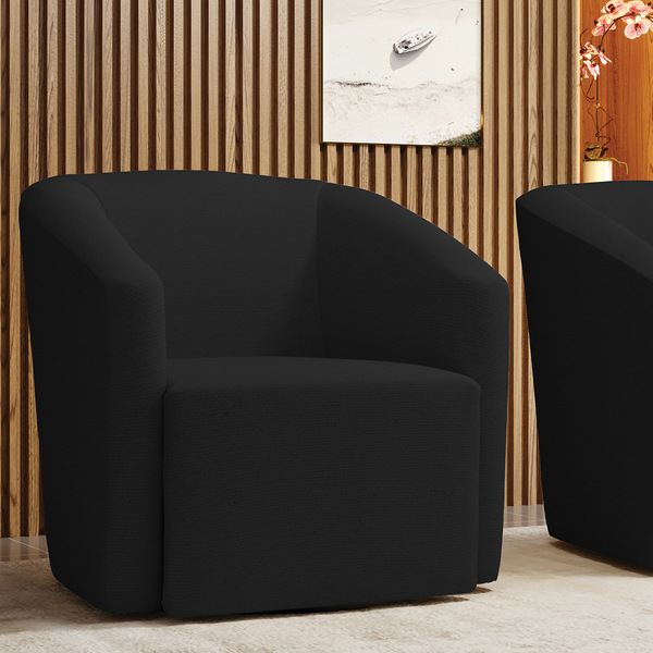 Poltrona Decorativa Base Giratória Stella Max Linho D03 - D'r