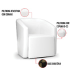 Poltrona Decorativa Base Giratória Stella Max Sintético Pu Br