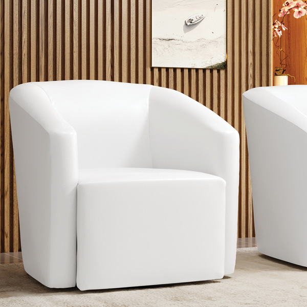 Poltrona Decorativa Base Giratória Stella Max Sintético Pu Br