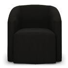 Poltrona Decorativa Base Giratória Stella Max Suede D03 - D'r